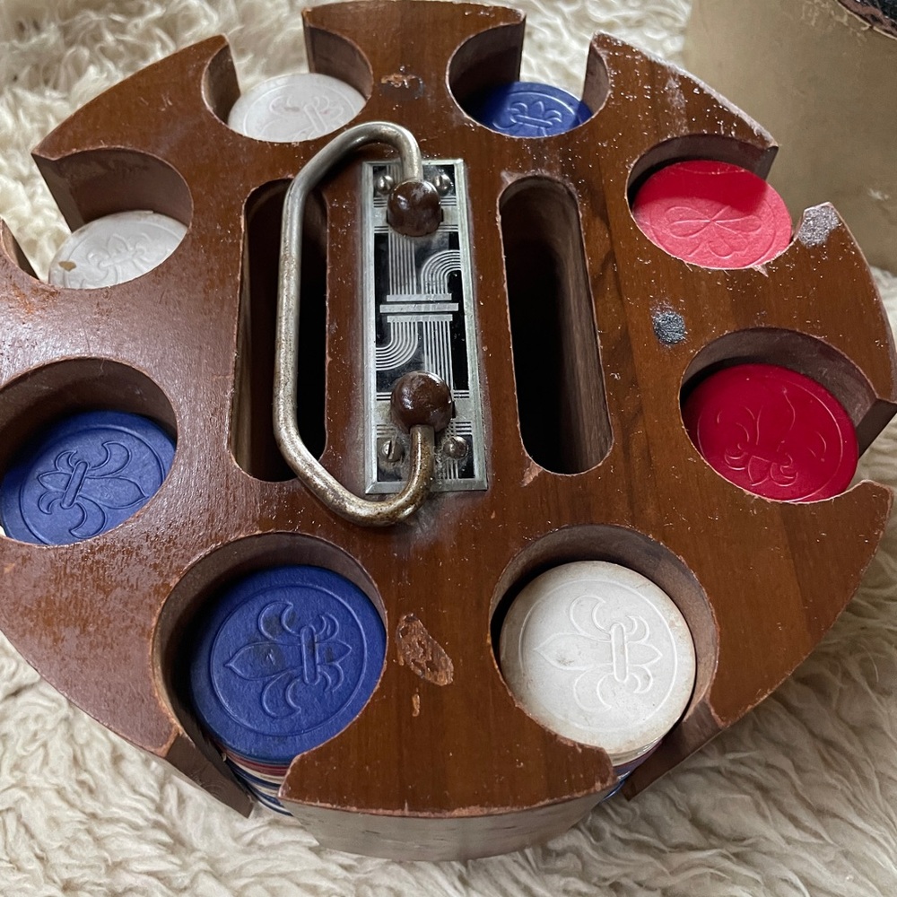 Poker chips vintage